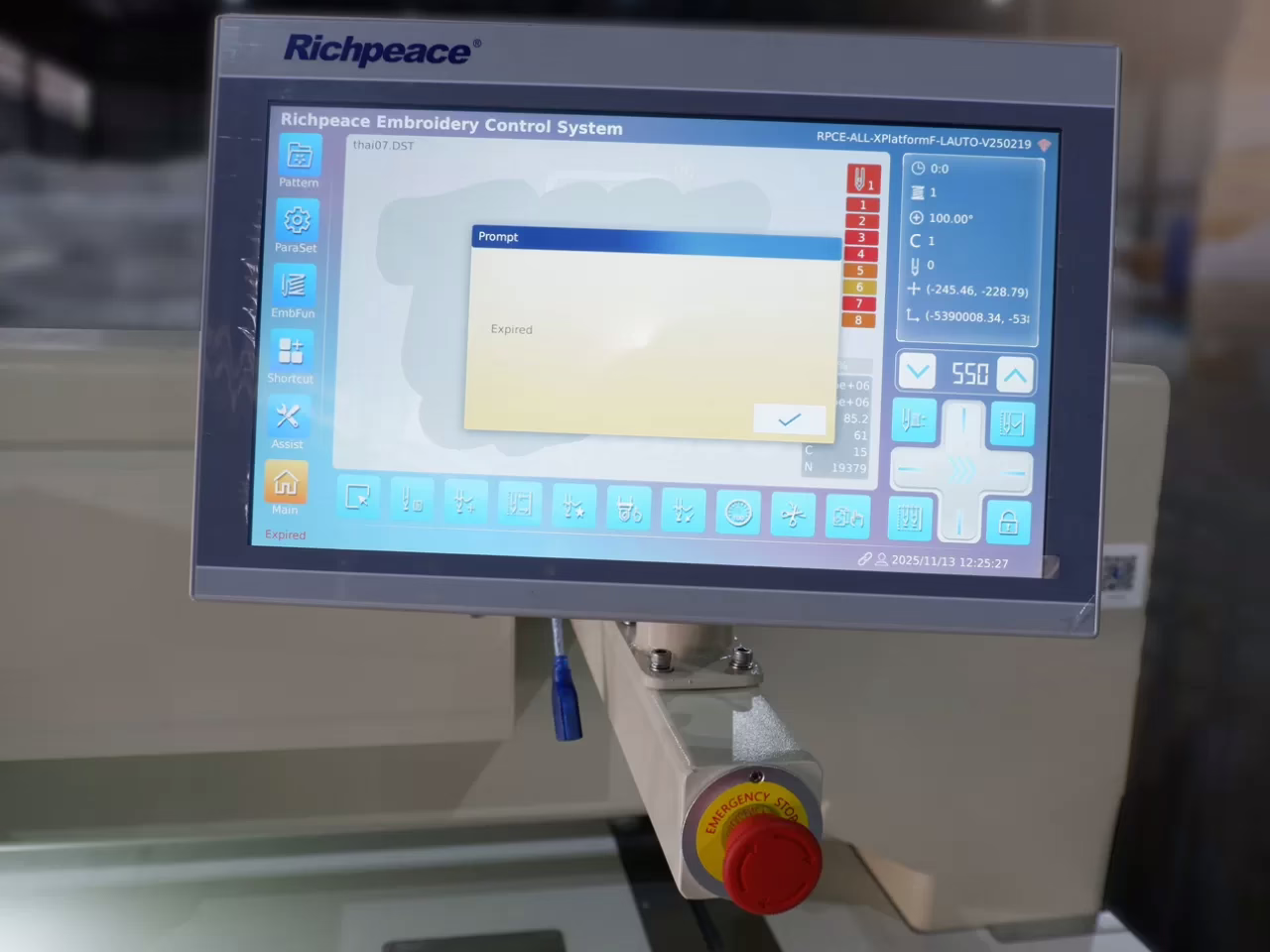 Richpeace Computerized Cap/Tubular Embroidery Machine - Image 7